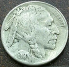 US 1914-D Buffalo Nickel  **