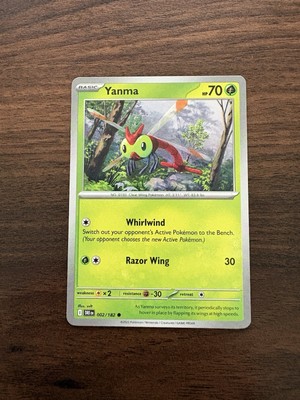 Yanma 002/182 Pokemon Sv10: Destined Rivals Base NM