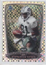 2014 Bowman Chrome X-Fractor 2/10 Shaquelle Evans #204 0f8