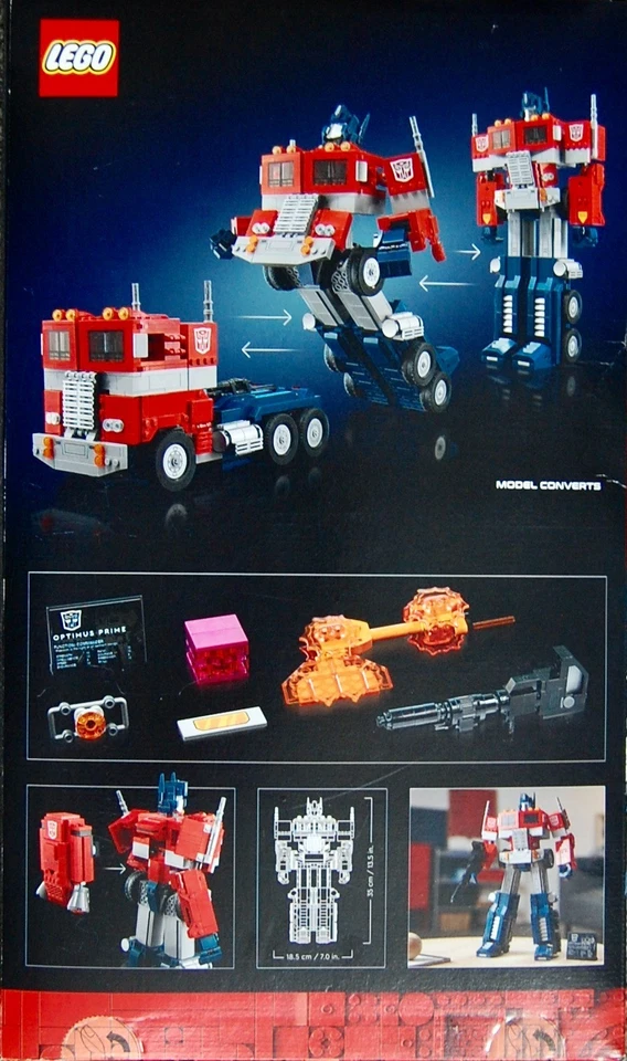 Lego Icons Transformers Optimus Prime 10302. Brand New. Factory Sealed. - Image 2 of 4