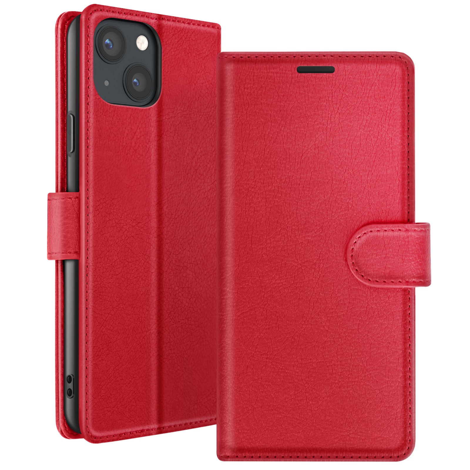 Protection intégrale iPhone 13 clapet aimanté et fonction support de visionnage