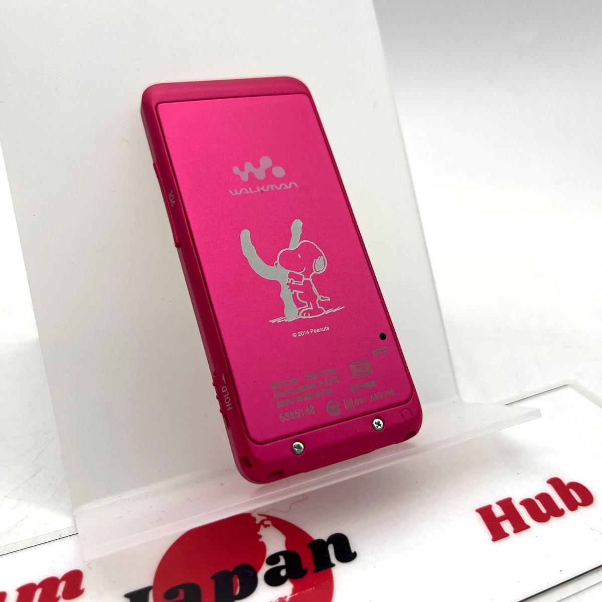 Sony Walkman NW-S784 Snoopy Collaboration Pink Bluetooth w/cable