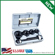 Manual Knockout Punch Kit, Heavy Duty Metal Sheet Knock Out Box Hole Cutter Cond