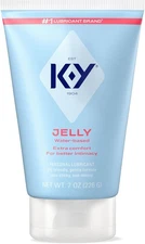 "K-Y Jelly Classic Water-Based Personal Lubricant – Relieves Discomfort, 7 fl oz