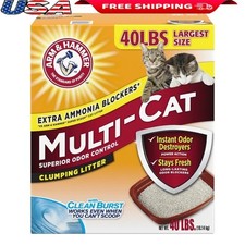 Multi-Cat Clumping Litter Odor Control Dust Free Fresh Scent Easy Scooping New