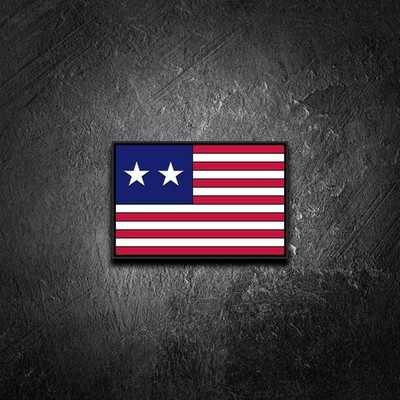 WF Western Forces 2 Star Flag PVC Morale Patch