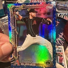 2025 Topps Holiday - Corbin Burnes #H185 Blue Holiday Lights