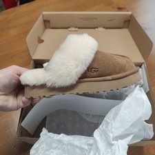 ciabatta UGG Disquette nuova bambino taglia US 3 castagno