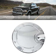 Chrome Fuel Tank Door Cover Gas Cap Trim for Dodge RAM 1500 2010-17 Accessories