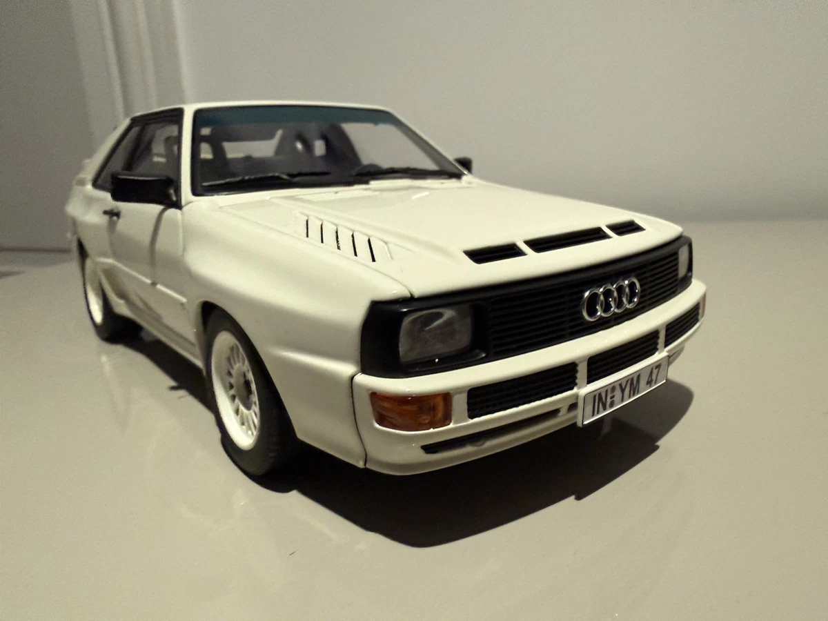 AUTOart 1/18 – Audi Quattro S1 LWB – Pikes Peak 1987 – Walter Rohrl – Blanc