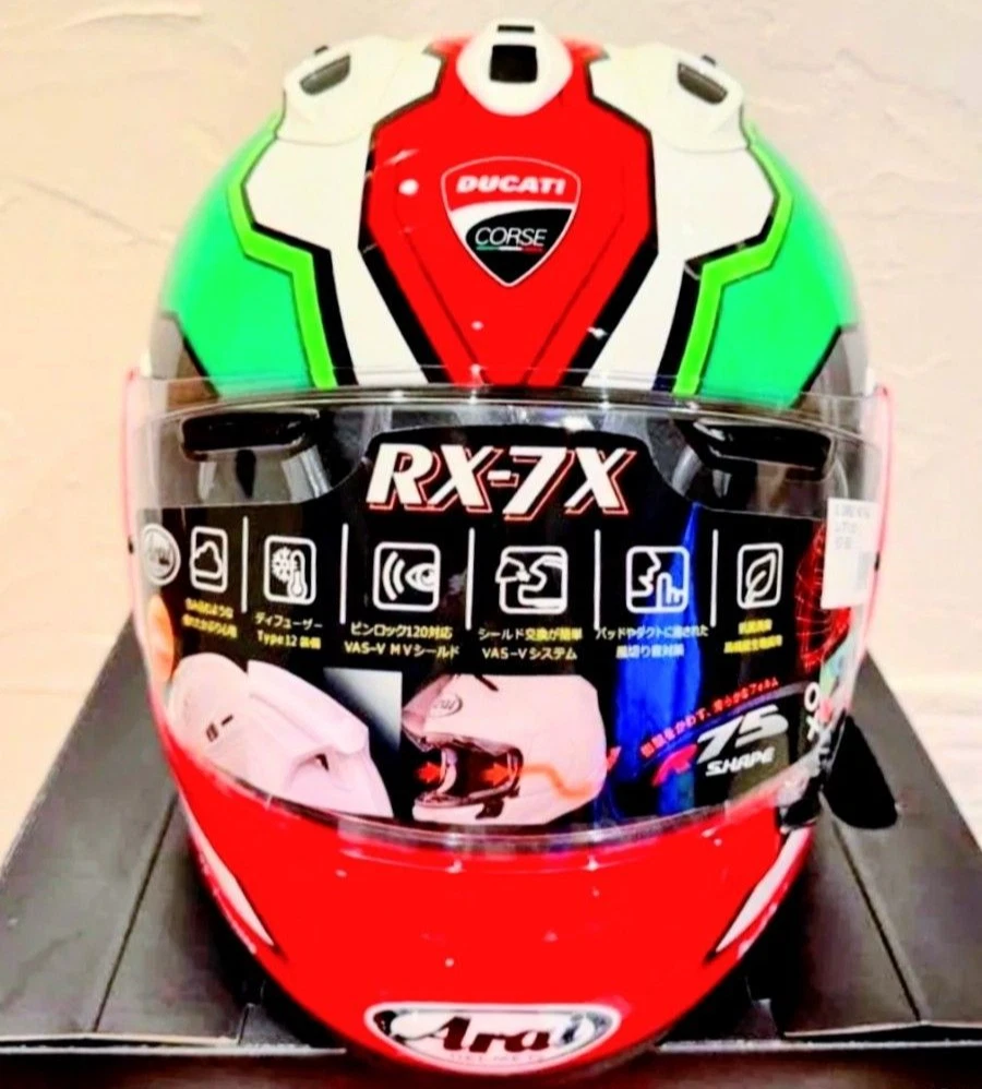 Ducati Arai Snell Approved Motorcycle & Powersports Helmets for