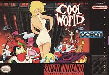 Cool World (Super Nintendo Entertainment System, 1993) - Complete In Box!