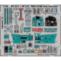 MW22 Eduard FE571 MIG-21MF Late Interior S.A 1/48 Zoom Set For