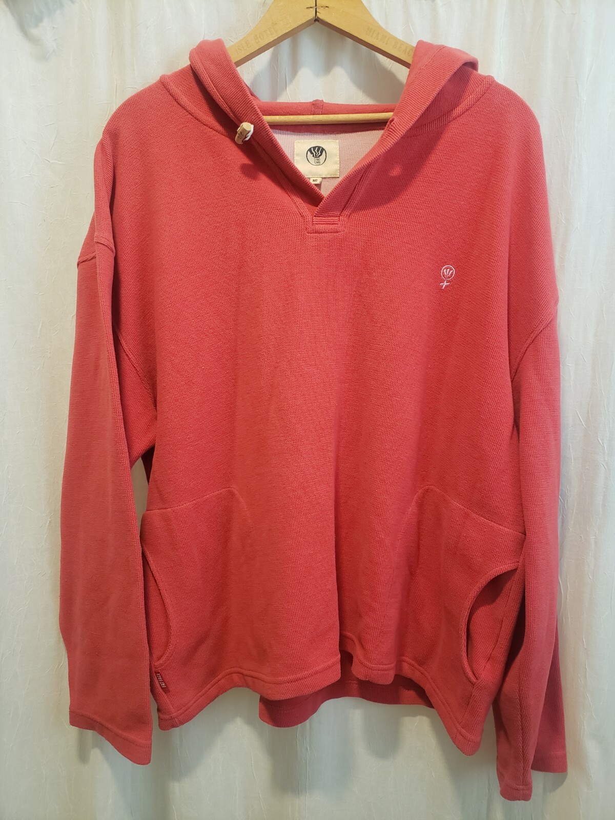Fat Face Vtg Toggle Button Pullover Sweatshirt Ho… - image 1