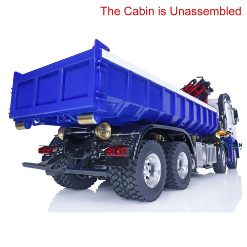 LESU 1/14 8x8 RC Hydraulic Crane Dumper Tipper Truck Full Tipper Model PNP ver - Picture 21 of 23