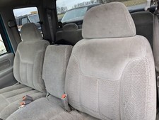1996 Chevy Truck Front Split Bench Seats Gray Cloth Sold Together Fits 96