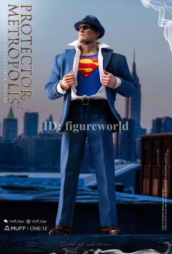 MUFF TOYS 1/12 Super Man Metropolis Reporter Clark Kent Action Figure Model Toy - Picture 19 of 24