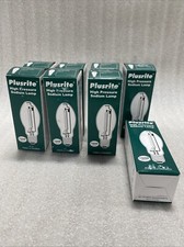 Lot 8 Plusrite High Pressure Sodium Lamp LU150/med 150W Med Base HPS Bulb