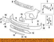 GM OEM 19-22 Blazer Bumper Components-Headlamp Bezel 84538965