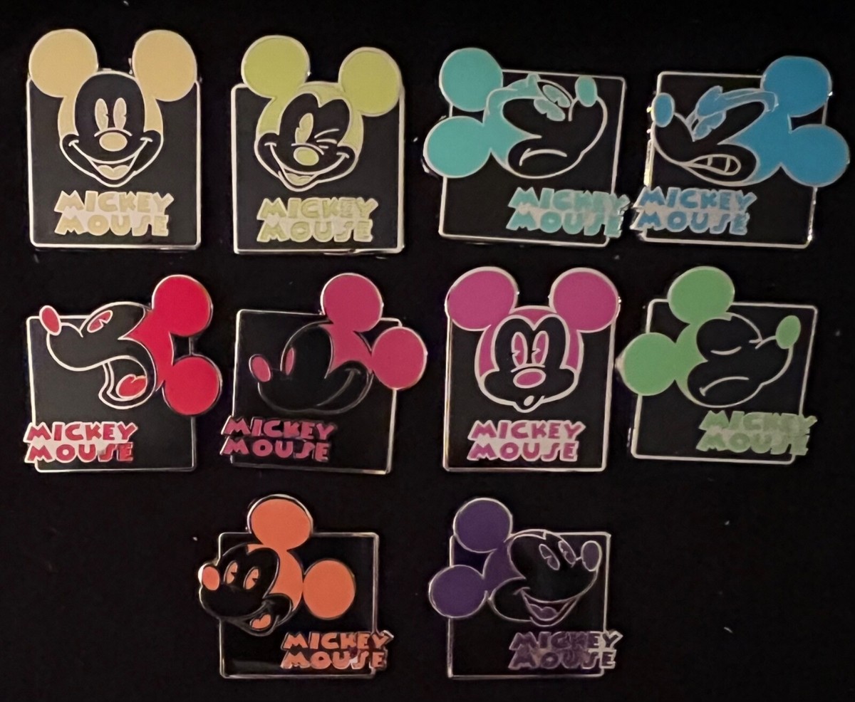 2012 DISNEY Mickey Expression Complete Pin Set of 10 | eBay