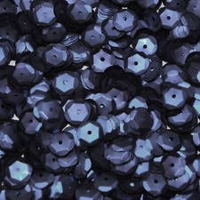 10mm Cup Sequins Royal Purple Matte Metallic Made in USA