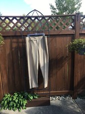 Nine West LISA Style Women's Dress Pants Size 16W Beige Double Button Stretch