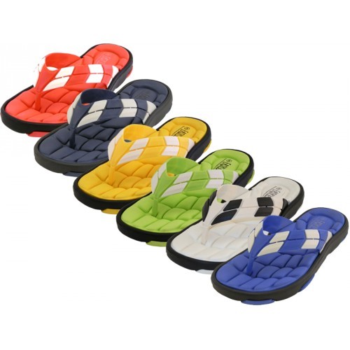 New Men Easy USA Sport Water Flip Flops Yellow Size 11 | eBay