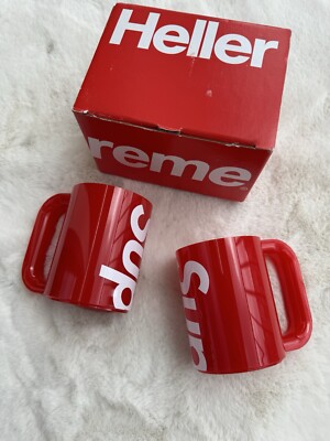 Supreme Heller Mugs Red 2個セット 赤 Supreme Heller Mugs x2 | Red | 2020 | 100% Authentic SS20 RARE Set of 2 |  eBay UK