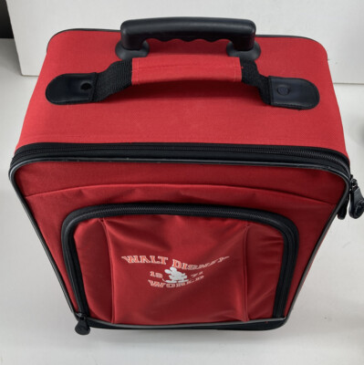 Walt Disney World 1971 Mickey Mouse Red Rolling Suitcase Kids 
