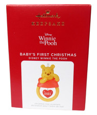 Hallmark Keepsake Disney Winnie The Pooh Baby's First Christmas Ornament 2021