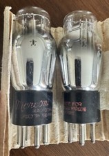 Marconi Type 19 ST Bottle Matched Pair Audio Tubes
