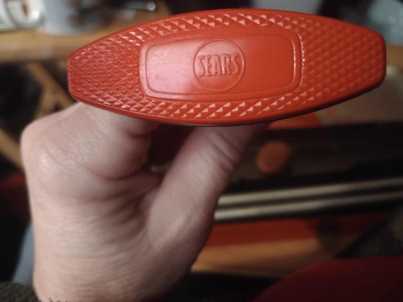 Vintage Sears Gun Cleaning Kit Ted Williams Orange 1216 ga No. 2140