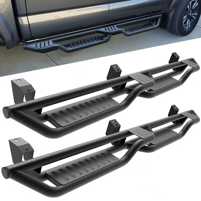 Fits 2005-2023 Toyota Tacoma Double Cab Drop Running Boards Side Steps Nerf Bars