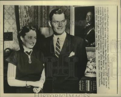 1953 Press Photo Princess Ragnhild of Norway, Husband Erling Lorentzen