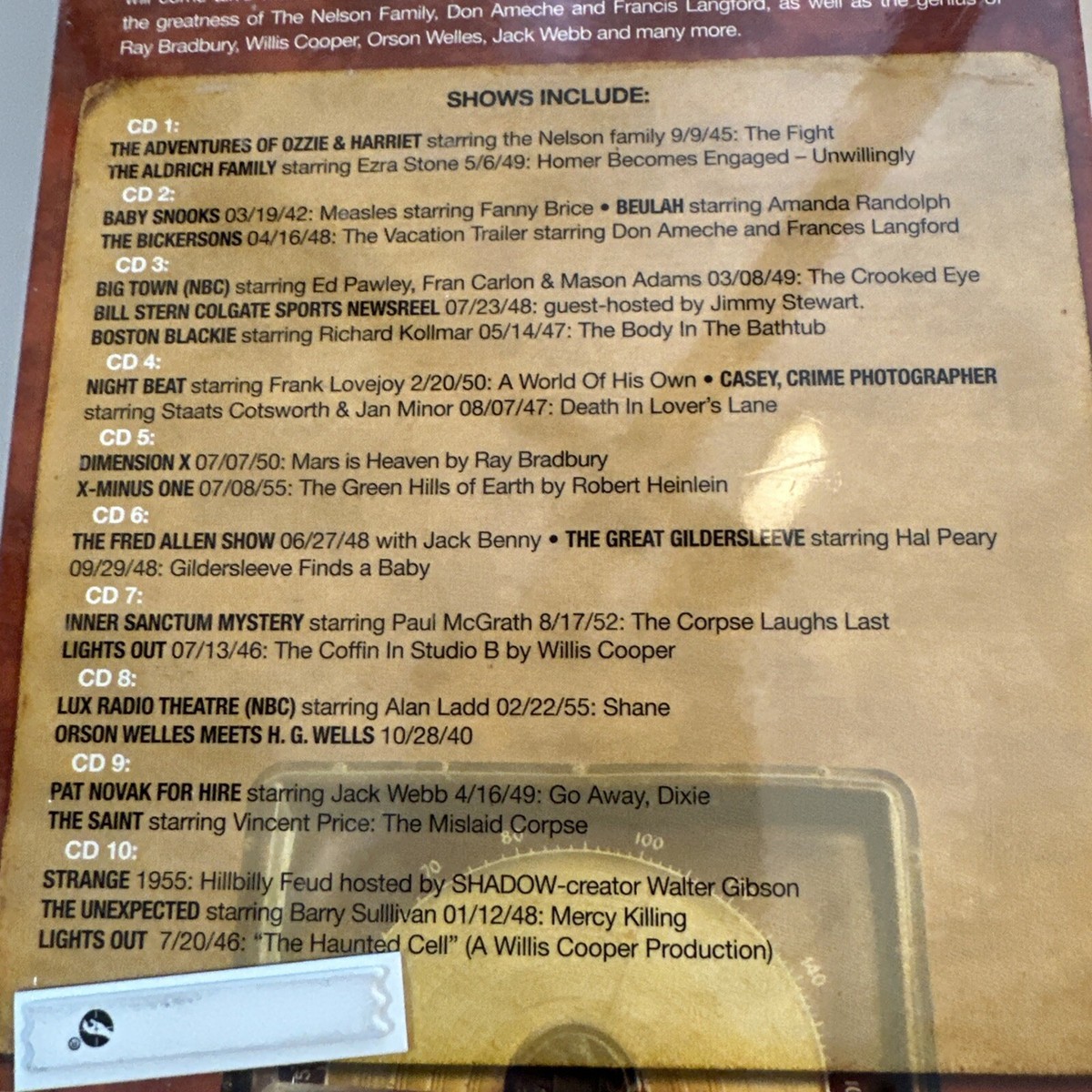 Nostalgia Ventures Old Time Radio Shows-23 Radio's Greatest Shows