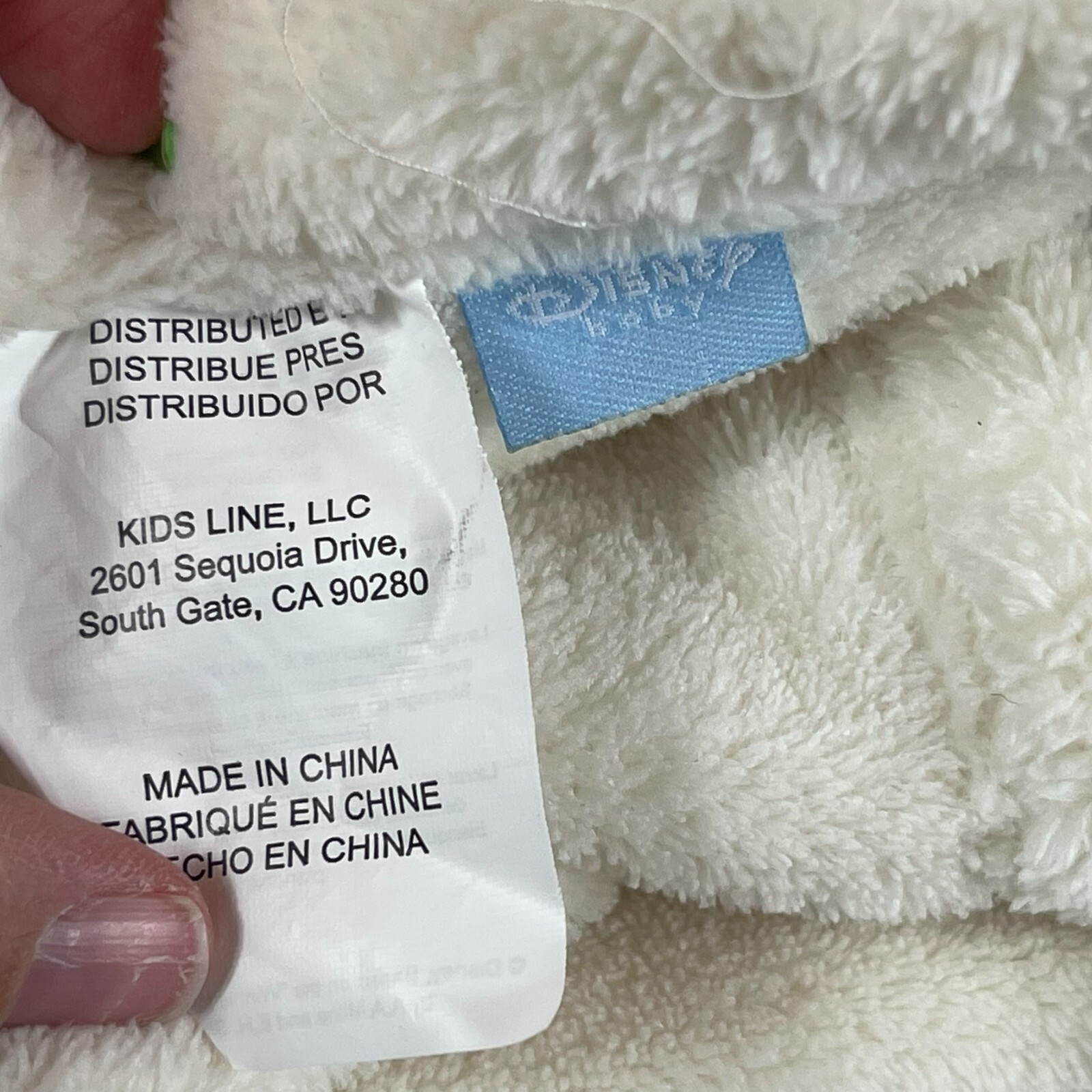 Disney Kids Line Pooh Bear Honey Bee Cream Baby Blanket Thick Warm