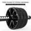 thumbnail 2 - Ab Roller Exercise Dual Wheel Home Gym Workout Equipment Abdominal Core Fitness