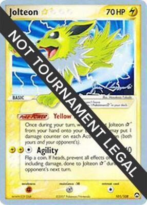 Jolteon Star 101/108 World Championship Decks for sale | eBay