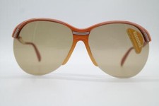Vintage Rodenstock Lady Line 3030 Orange Silver Half-Frame Sunglasses
