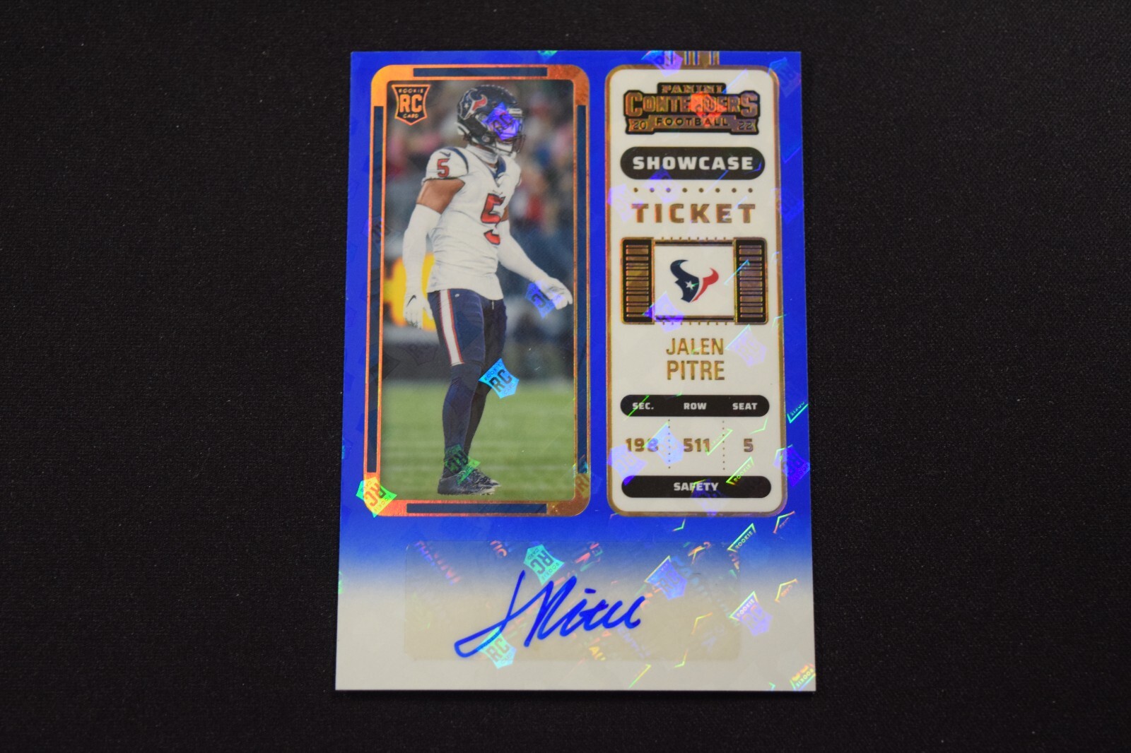 Jalen Pitre 2022 Panini Contenders #164 Showcase Ticket Rookie Ticket Autograph