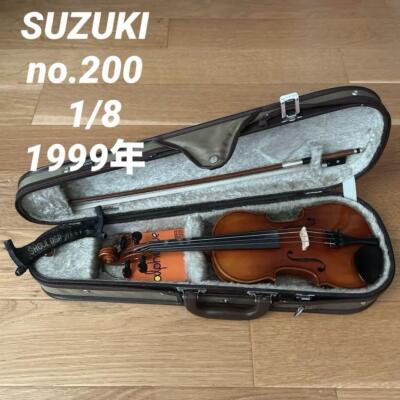 【良品】SUZUKI NO.200 1/8 バイオリン Suzuki No.200 1/8 Size Violin 1999 - Good Condition, Nagoya