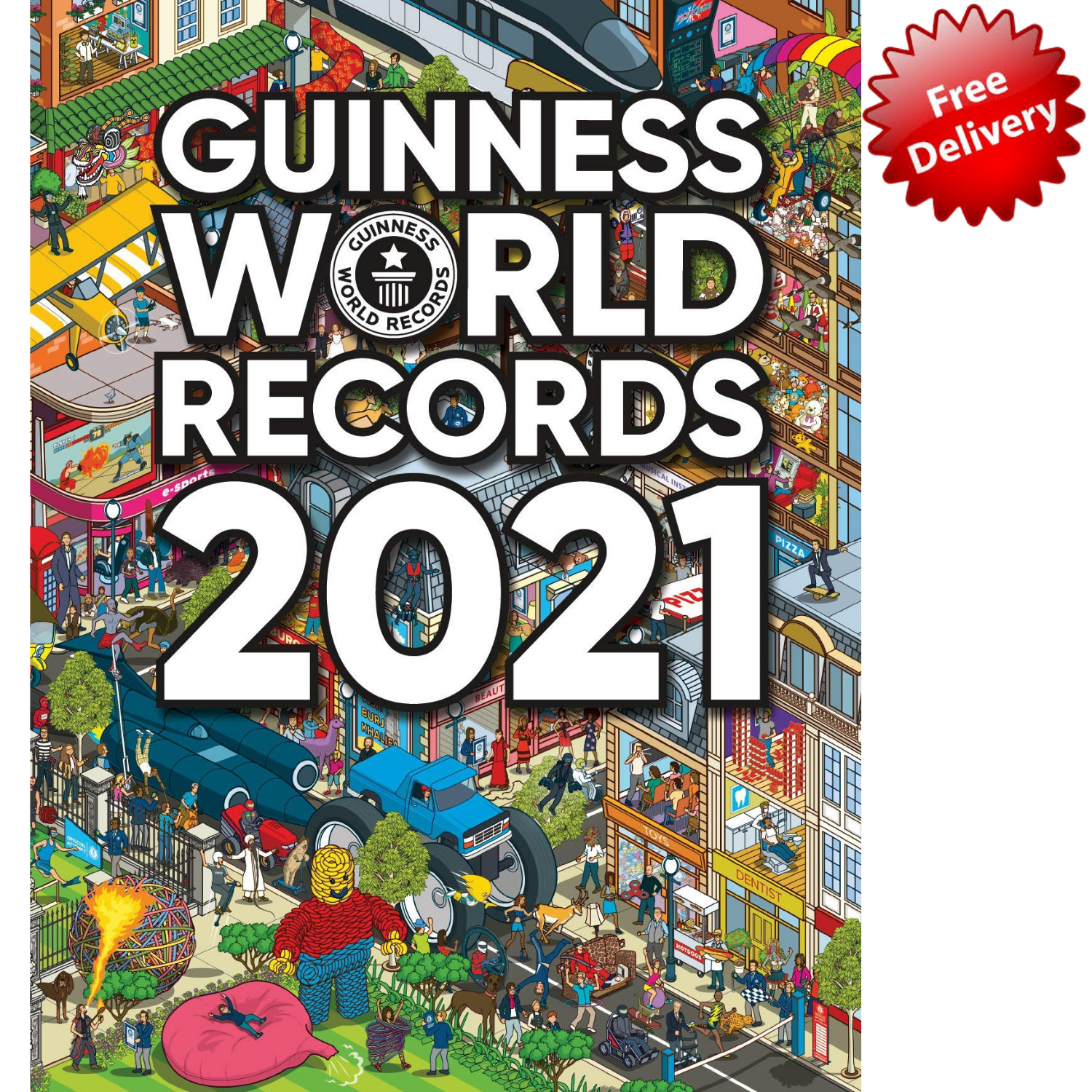 🔥 2021 Guinness World Records Book Annual Hardcover Kids Gift ✨✨GREAT PRICE✨✨