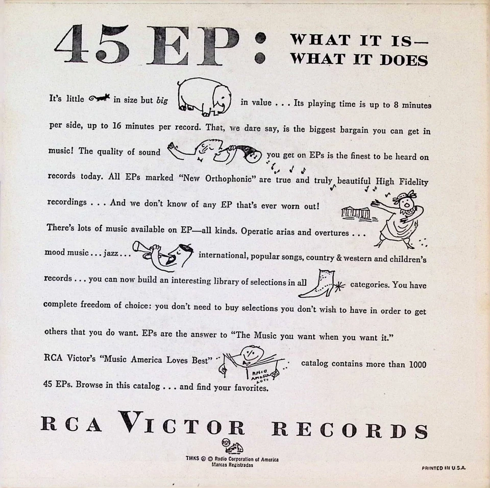 Sons Of The Pioneers Western Classics RCA Victor EPB3162 PS GF VG+ - Image 3 of 4