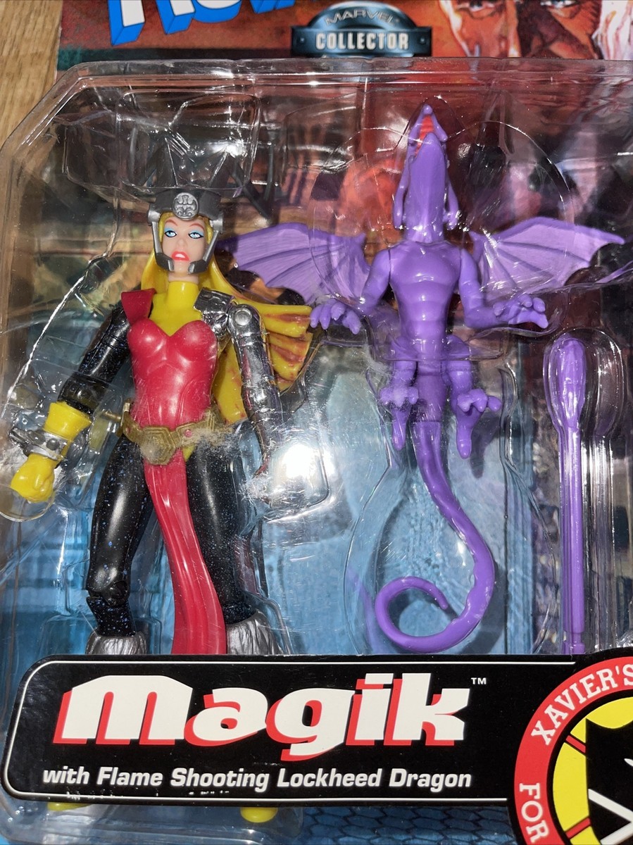1998 Toybiz Marvel Comics X-Men New Mutants MAGIK w/Lockheed