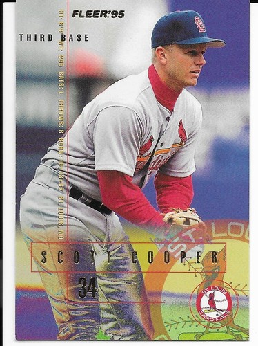 1995 Fleer Update Scott Cooper #U-155 card