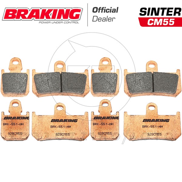 BremsbelÄGe Vorne Braking Sinter 928CM55 Yamaha MT01 1700 2008 2009 2010-image