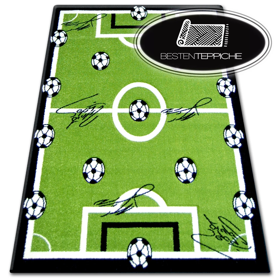 versch Farben 9 Größen FUSSBALL PITCH FÜR KINDER Weich Teppich PILLY 8405 Ball