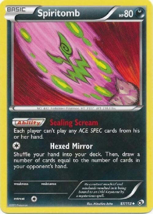 Spiritomb 87/113 - Pokemon Legendary Treasures Uncommon Card