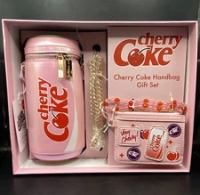 SkinnyDip London Cherry Coke Crossbody Purse Handbag Card Holder Gift Set NEW