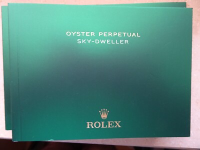 Authentic New Style Rolex Sky-Dweller Booklet Manual 2.2021